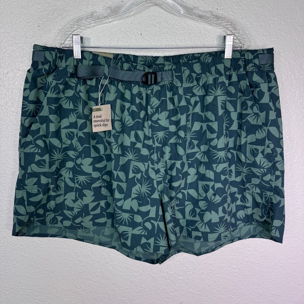 REI Trail Made Amphib Shorts Womens 2X Hiking Hike Swim Sun Peak Jasper Green